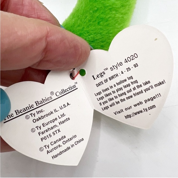 Ty Beanie Baby Legs Retired PVC Pellets. Rare - Picture 4 of 10